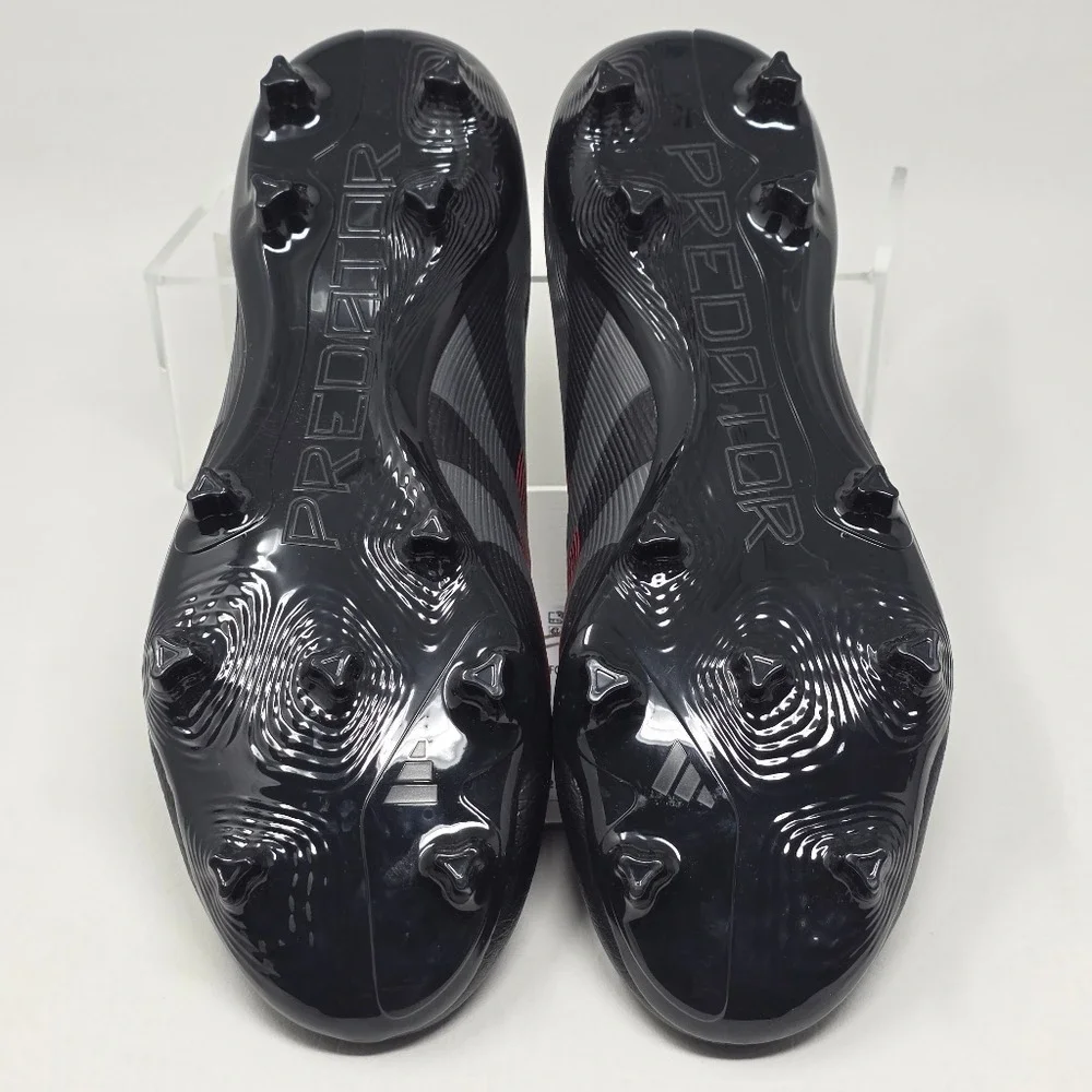adidas Predator League Firm Ground Soccer Cleats ID1328 Mens Size 10.5 Black New